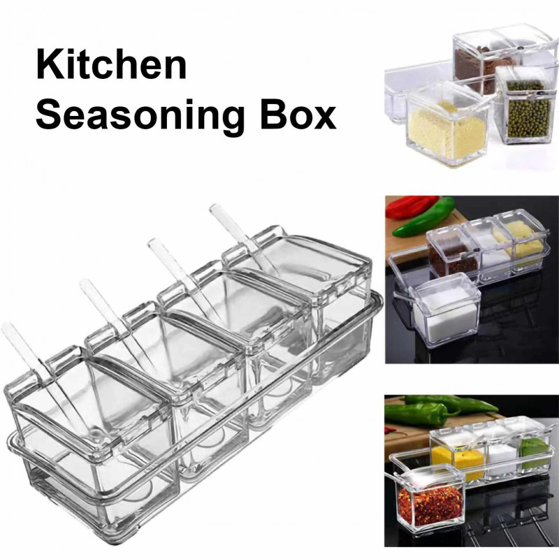Crystal Seasoning Rack Spice Jars
