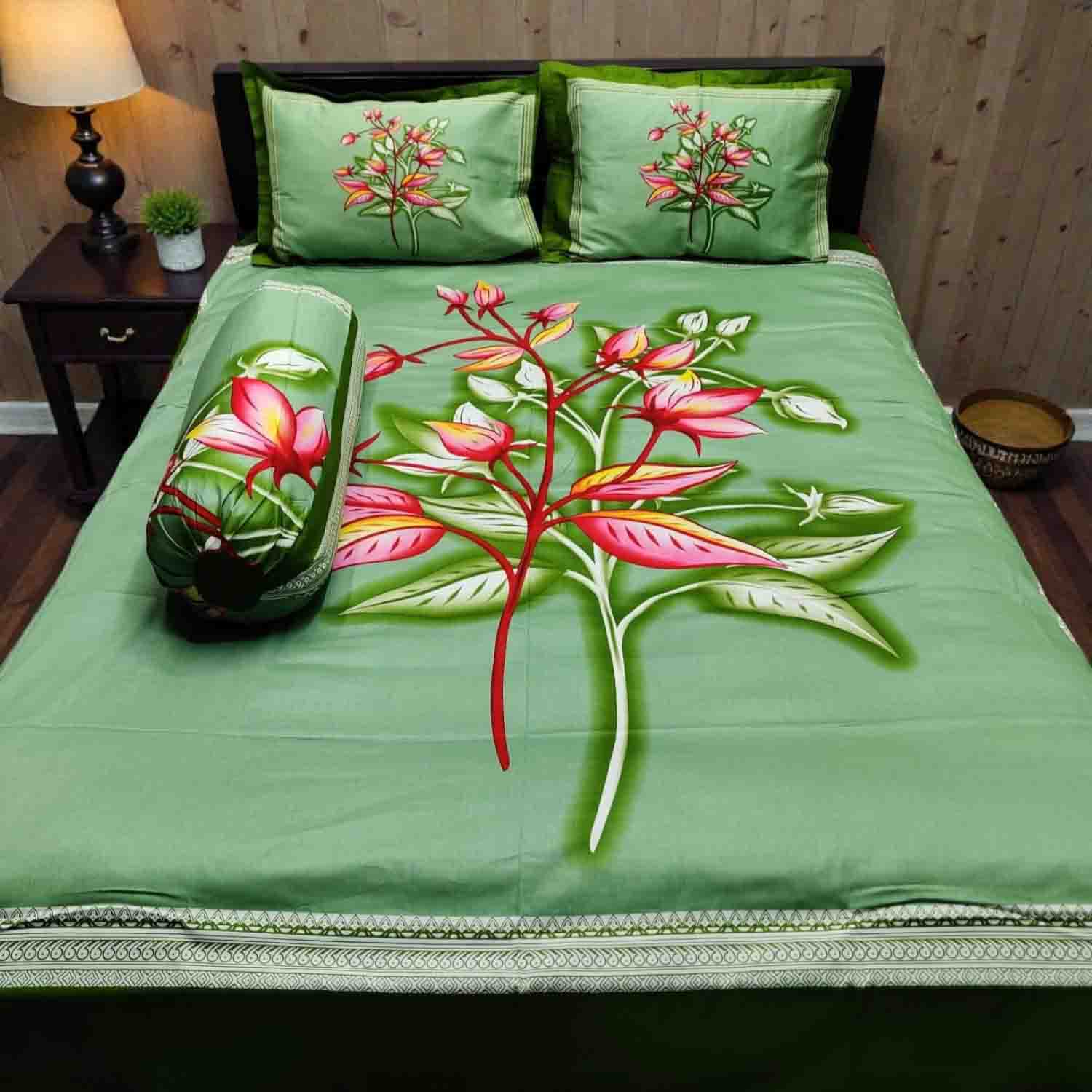 প্যানেল কটনের চাদর (কোল কভার সহ)